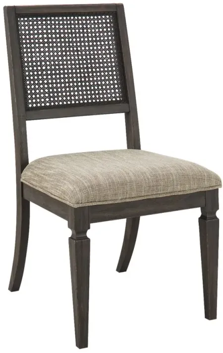 Dutton Panel Back Side Chair in Blackstone by Liberty Furniture