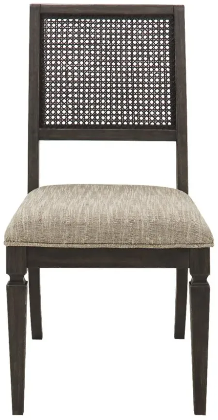 Dutton Panel Back Side Chair in Blackstone by Liberty Furniture
