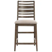 Magna Barstool - set of 2 in Brushed Mango Wood by Intercon