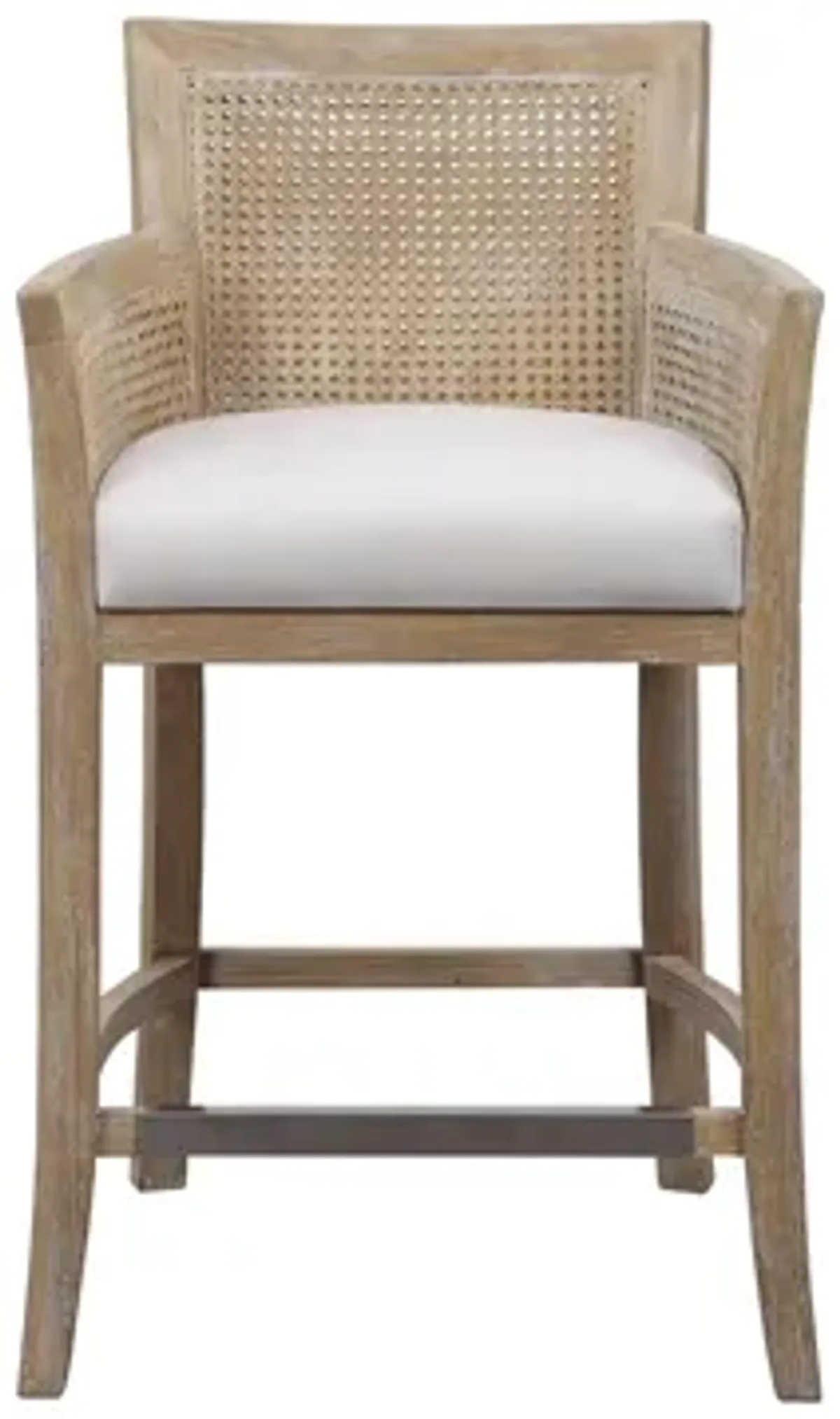 Encore Counter Stool in bleached sandstone by Uttermost