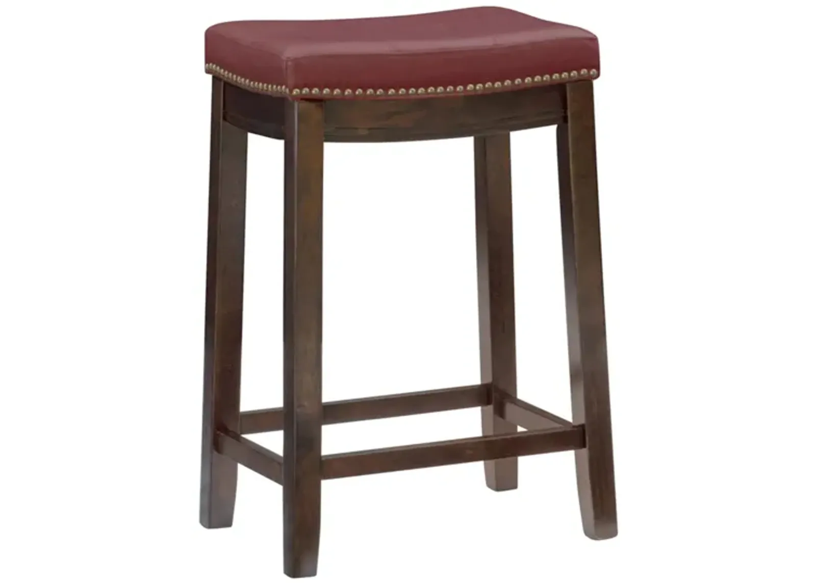 Claridge Counter Stool in Dark Brown by Linon Home Decor