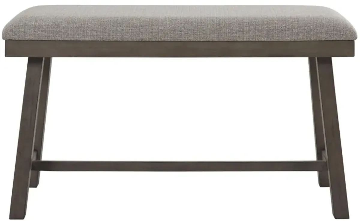 Henderson Counter Height Bench in Gray by Bellanest