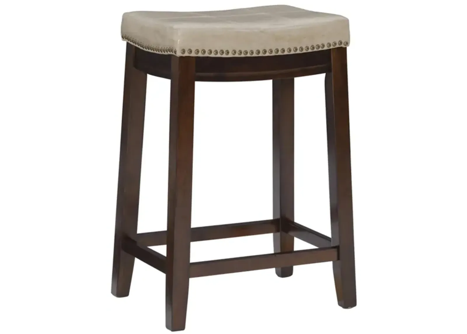 Claridge Counter Stool in Dark Brown by Linon Home Decor