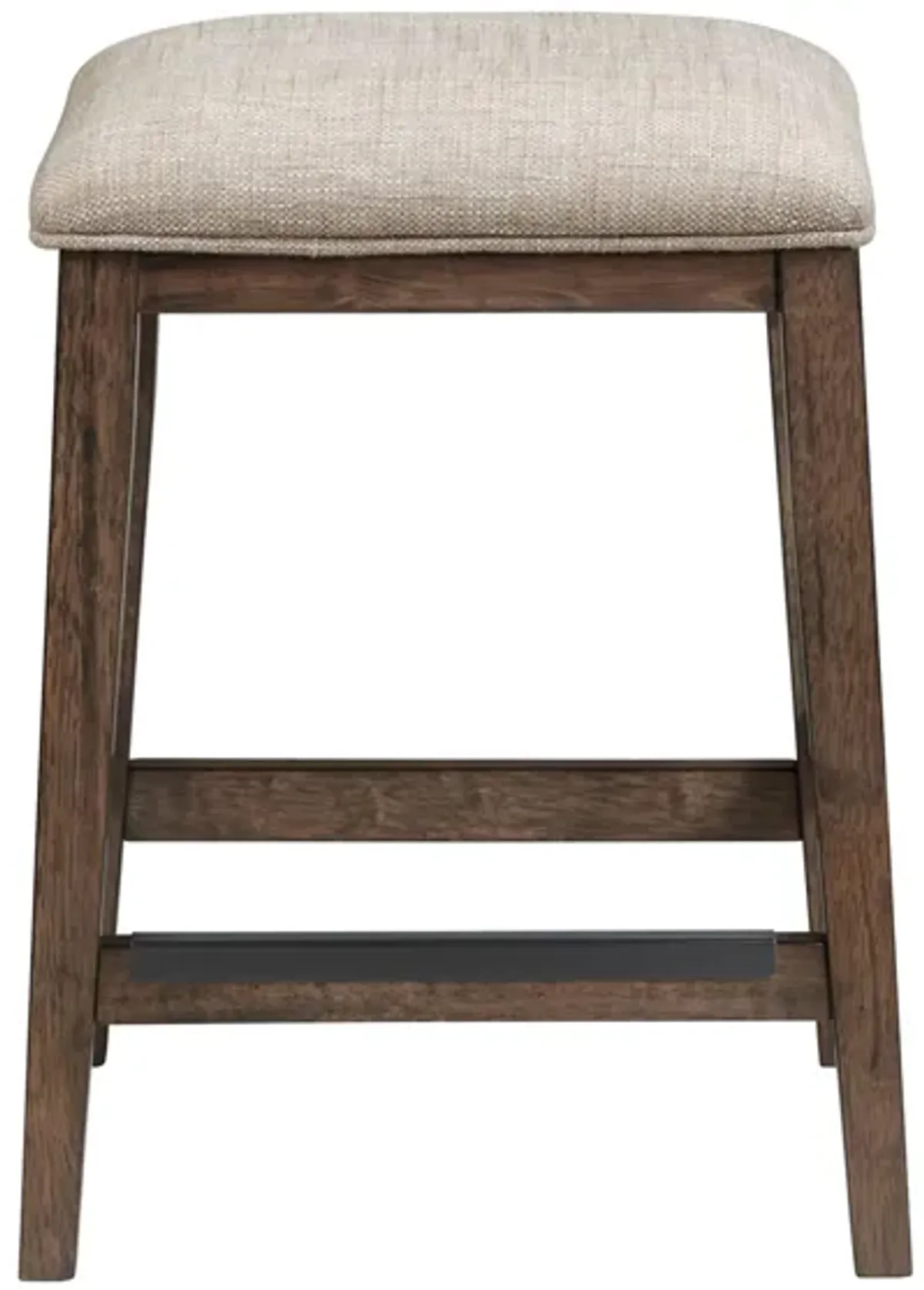 Magna Backless Barstool - set of 2 in Brushed Mango Wood by Intercon