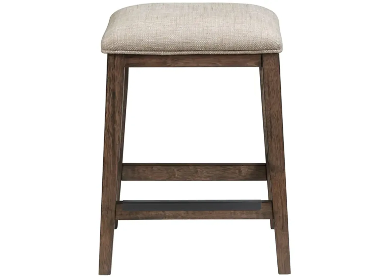 Magna Backless Barstool - set of 2 in Brushed Mango Wood by Intercon