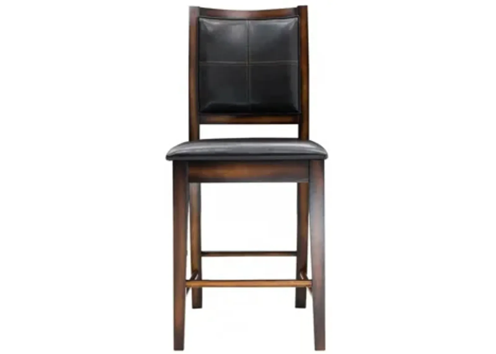 Denver Counter Stool in Amber / Dark Brown by Homelegance