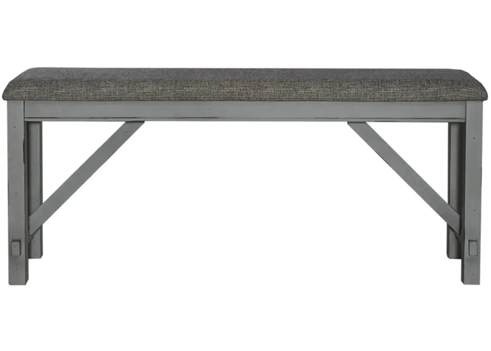 Newport Counter Height Dining Bench in Smokey Gray by Liberty Furniture