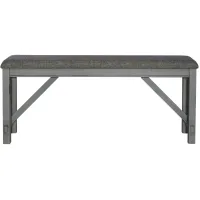 Newport Counter Height Dining Bench in Smokey Gray by Liberty Furniture
