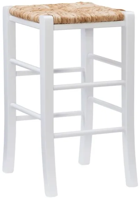 Gianna Backless Counter Stool -2pc. in White by Linon Home Decor