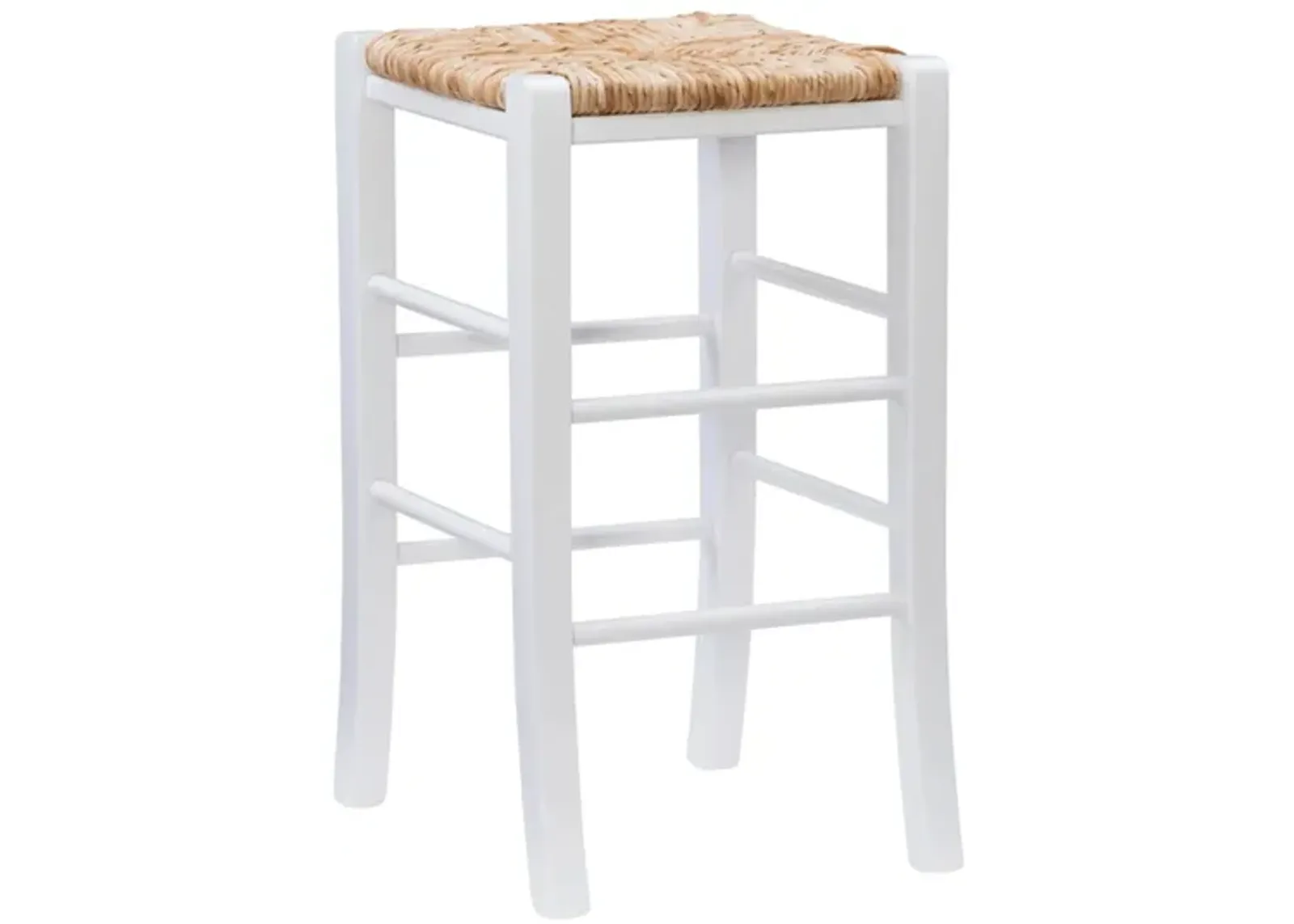 Gianna Backless Counter Stool -2pc. in White by Linon Home Decor