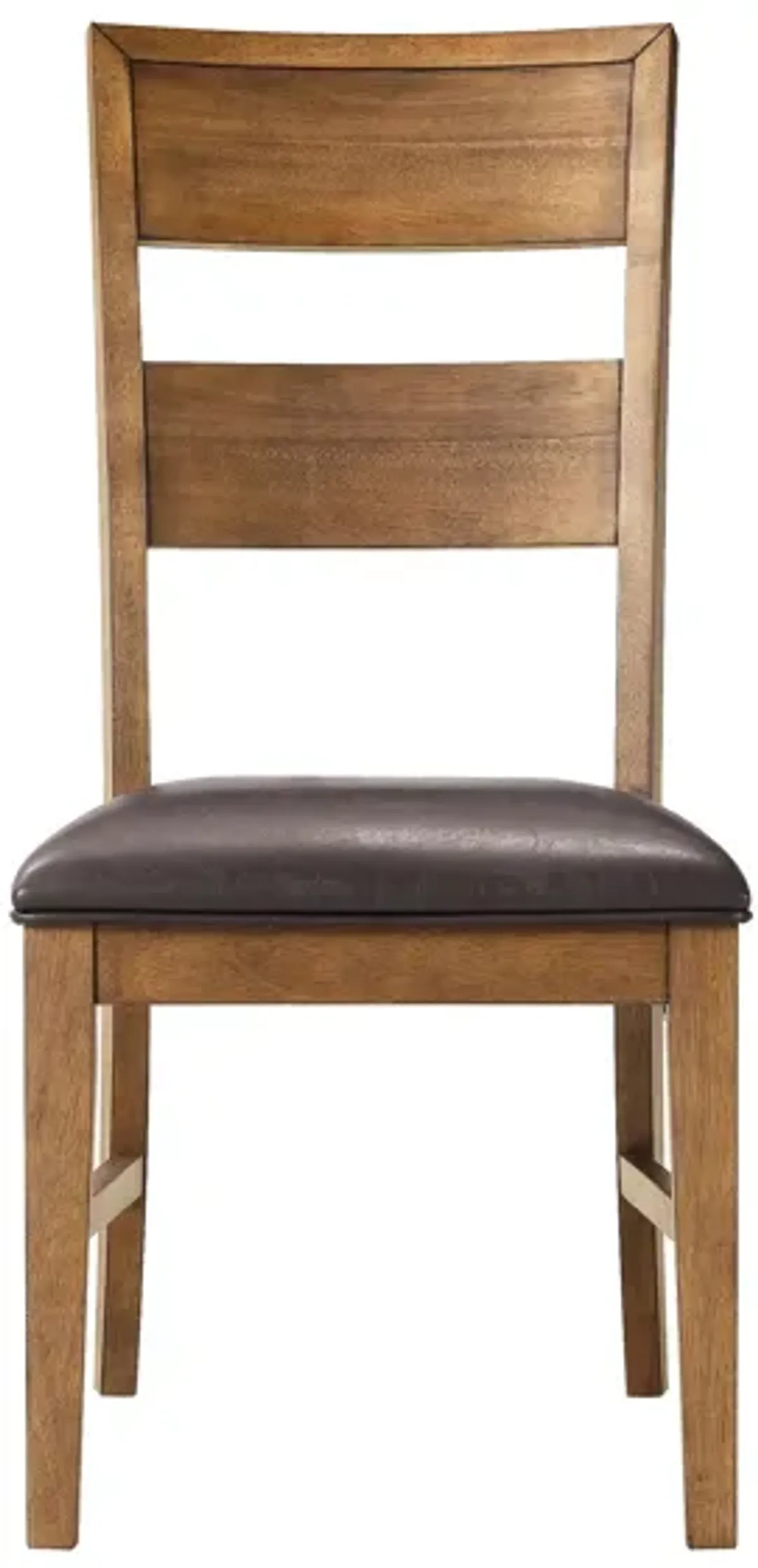 Fenwick Dining Chair in Medium Brown / Dark Brown by Bellanest