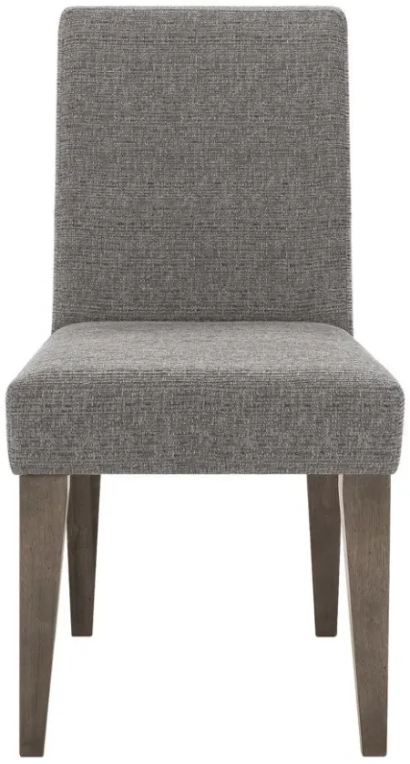 Eastside Upholstered Dining Side Chair in Mist Gray by Canadel Furniture