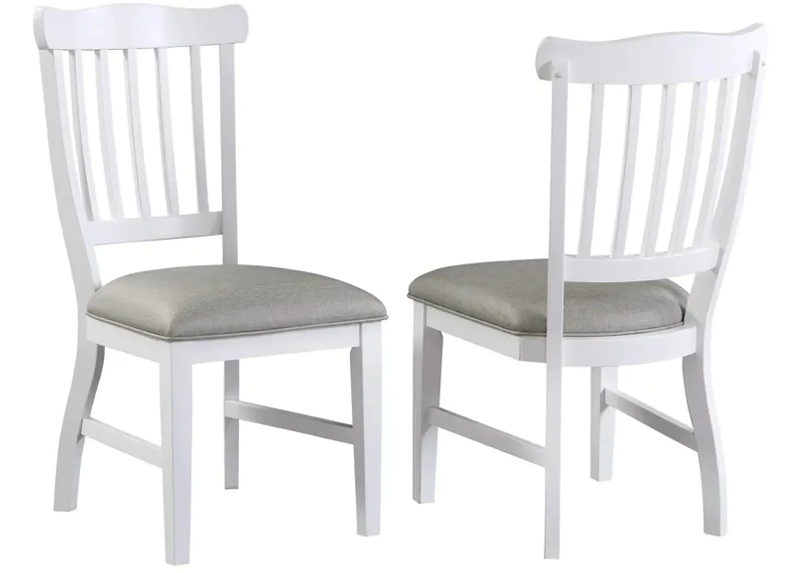 Bianco Tulip Side Chair: Set of 2 in White by ECI