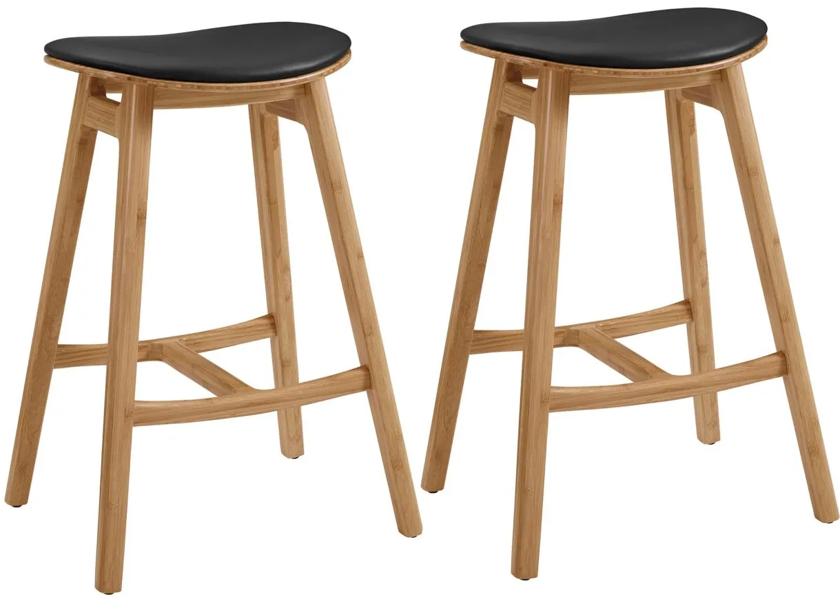 Skol Counter Height Stool -2pk in Caramelized by Greenington
