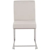 Fuji Dining Chair - Set of 2 in Beige by Lumisource