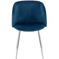 Fran Chair - Set of 2 in Blue by Lumisource