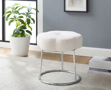 Galion Stool in Silver by Linon Home Decor