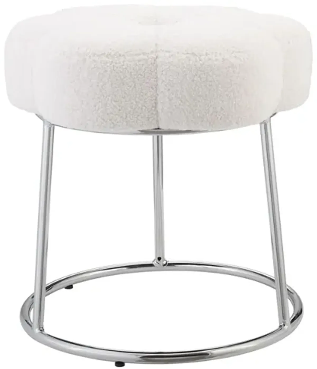 Galion Stool in Silver by Linon Home Decor