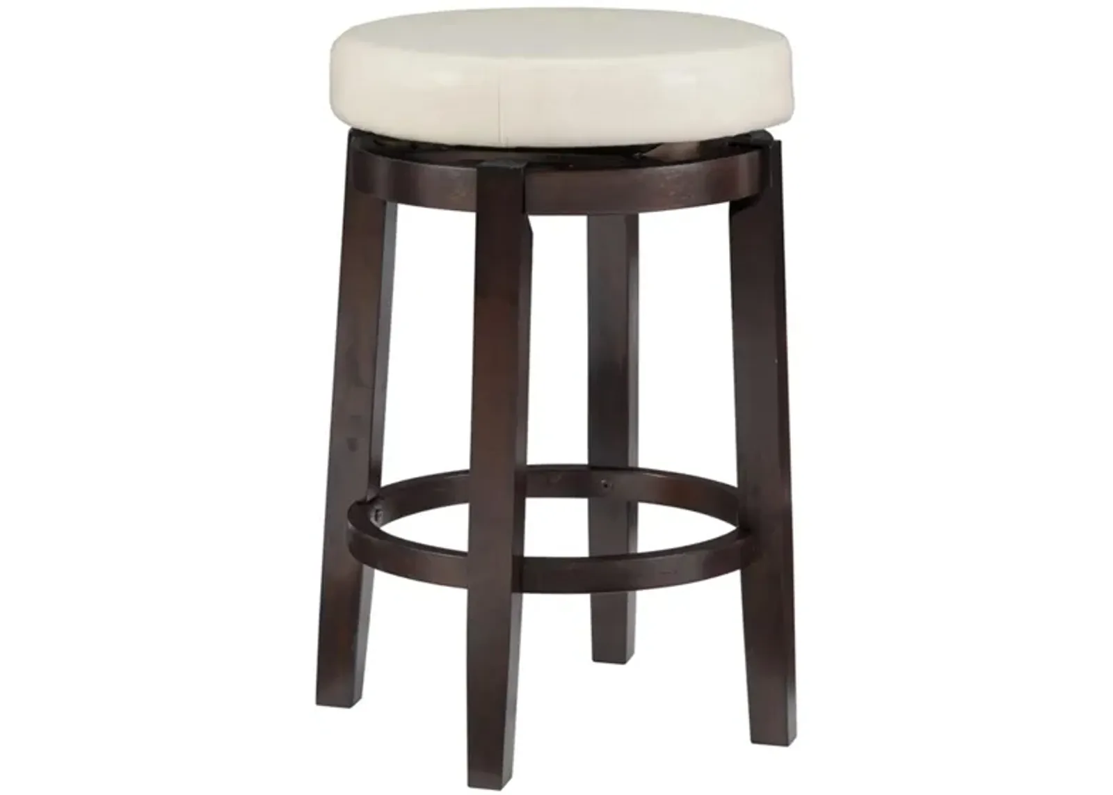 Maya Counter Stool in Dark Brown by Linon Home Decor