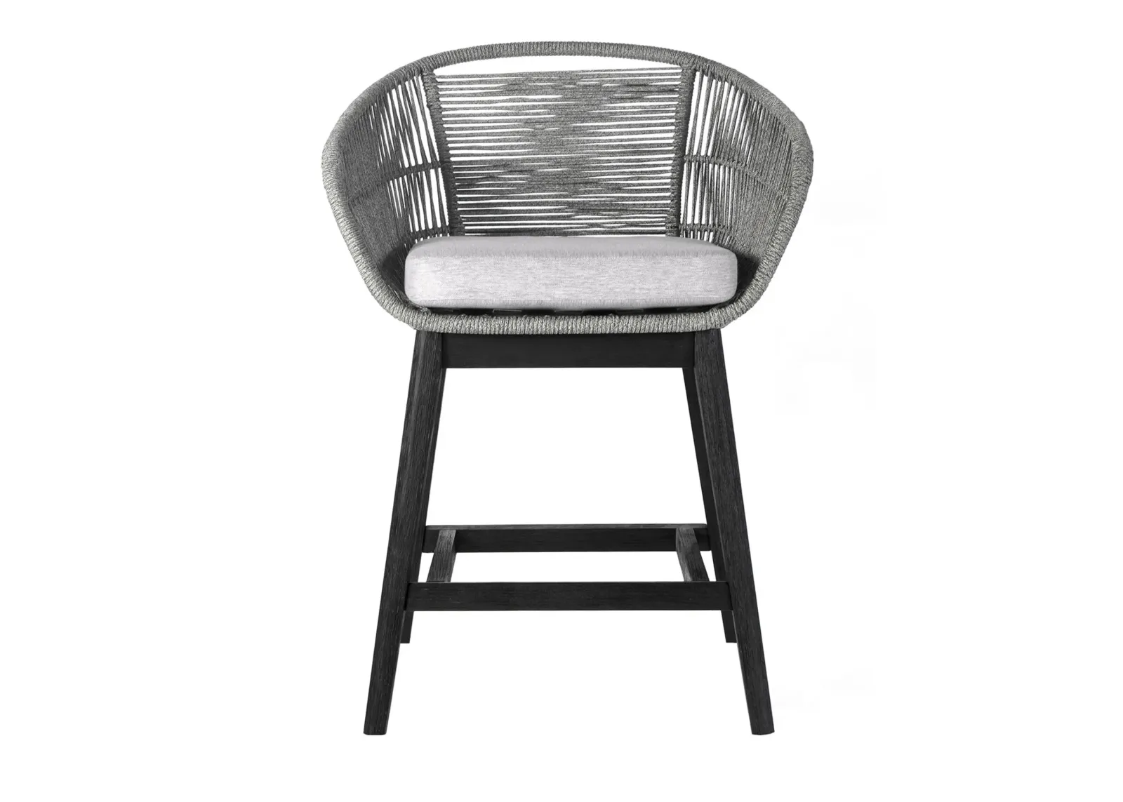 Tutti Frutti Outdoor Counter Stool in Gray by Armen Living