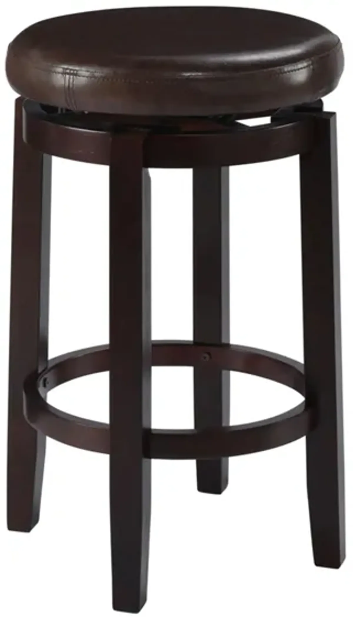 Maya Counter Stool in Dark Brown by Linon Home Decor