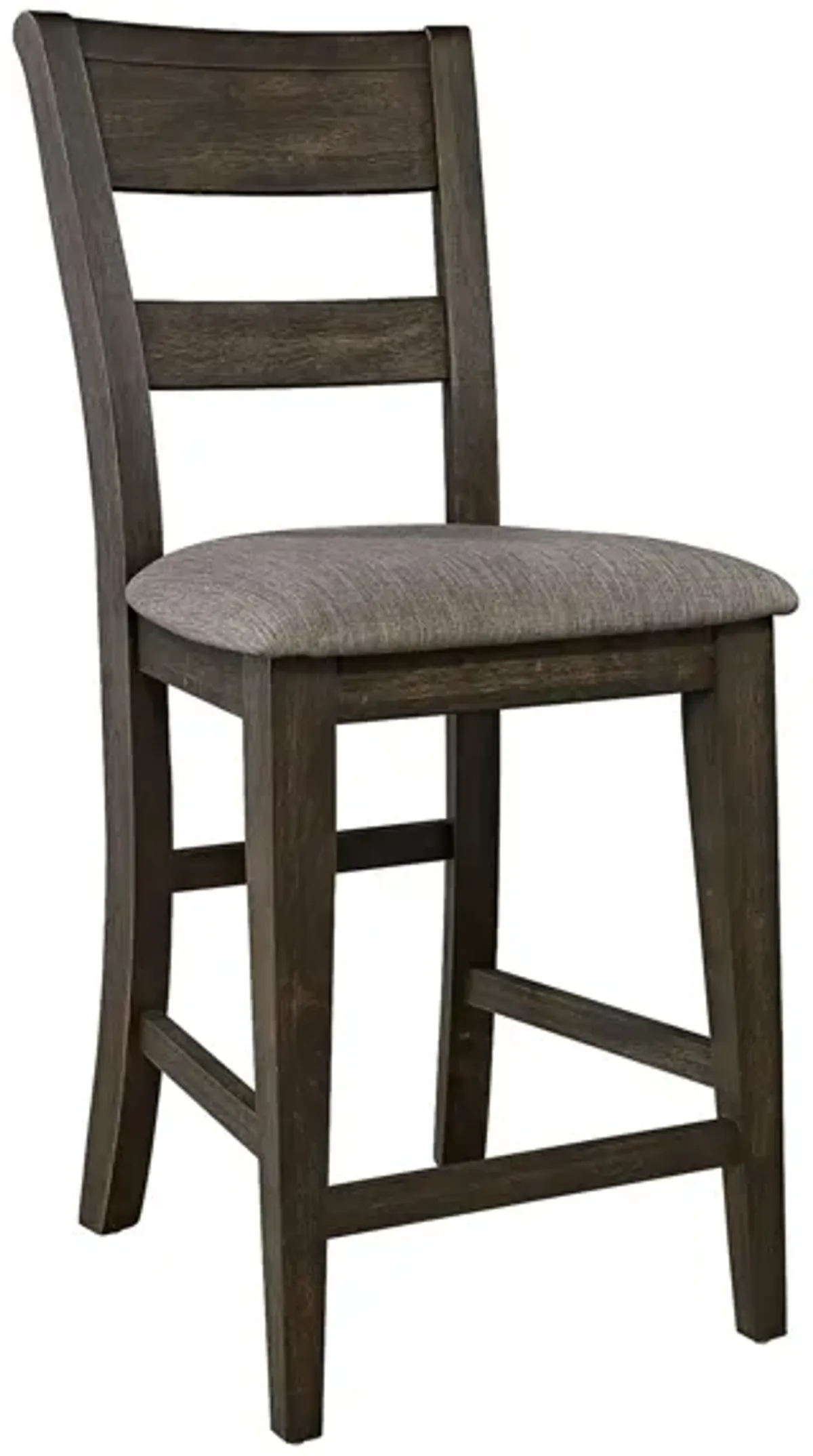 Double Bridge Counter Chair in Dark Brown by Liberty Furniture