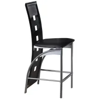 Kooning Counter Height Chair in Black by Homelegance