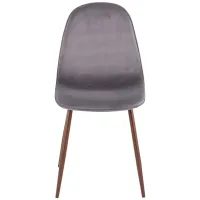 Pebble Chair - Set of 2 in Gray by Lumisource