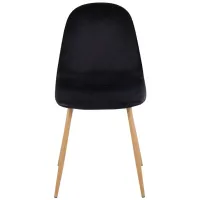 Pebble Chair - Set of 2 in Black by Lumisource