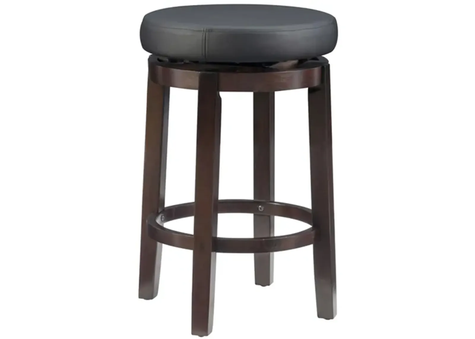 Maya Counter Stool in Dark Brown by Linon Home Decor