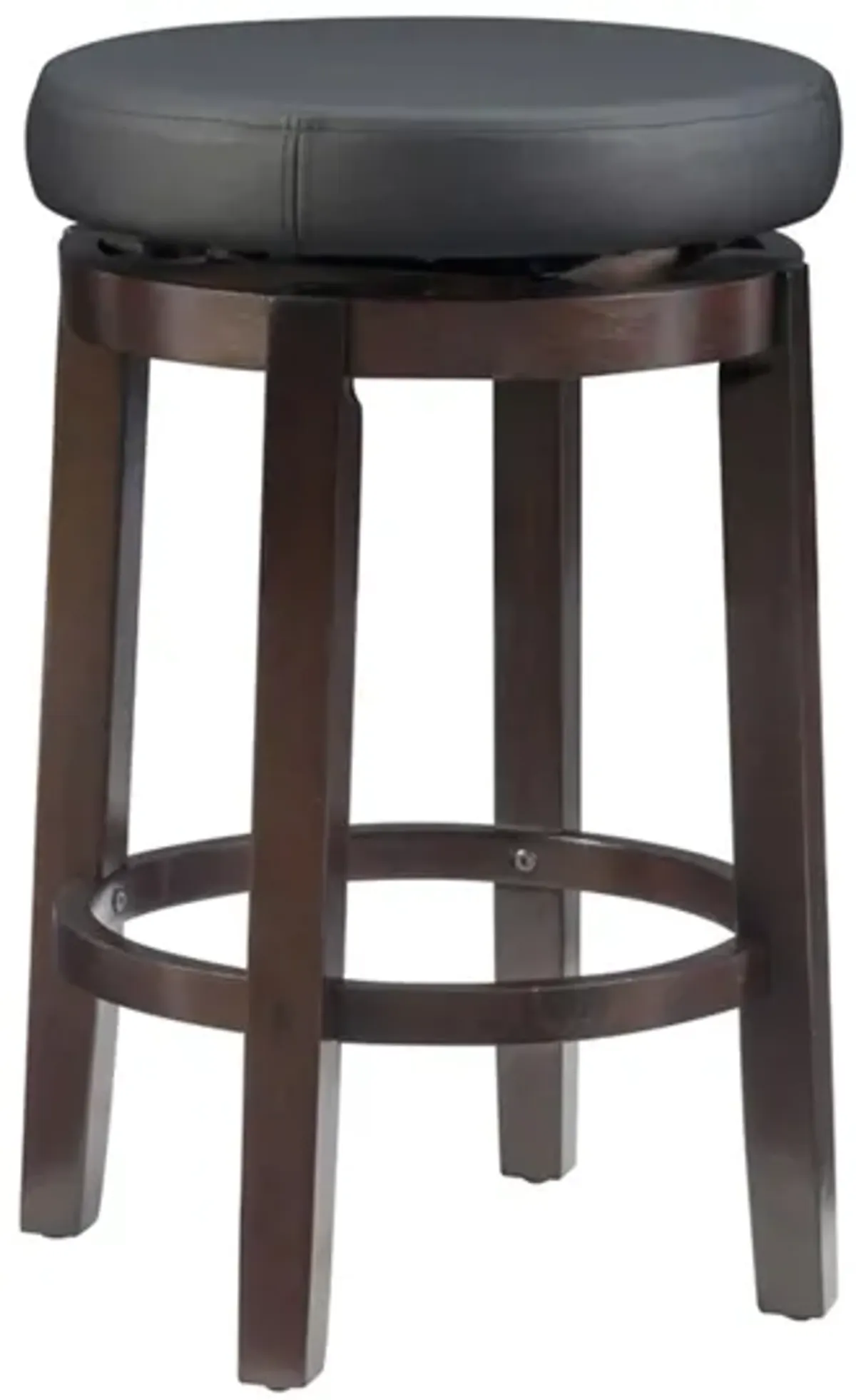 Maya Counter Stool in Dark Brown by Linon Home Decor