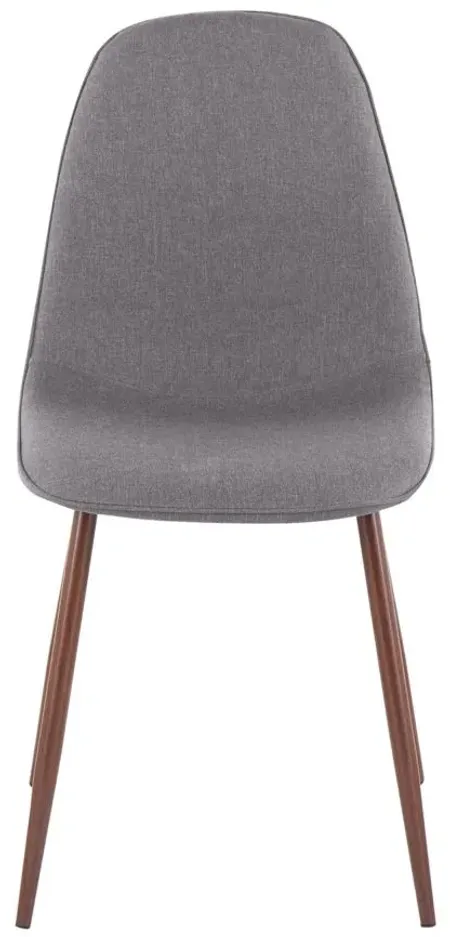 Pebble Dining Chair - Set of 2 in Gray by Lumisource
