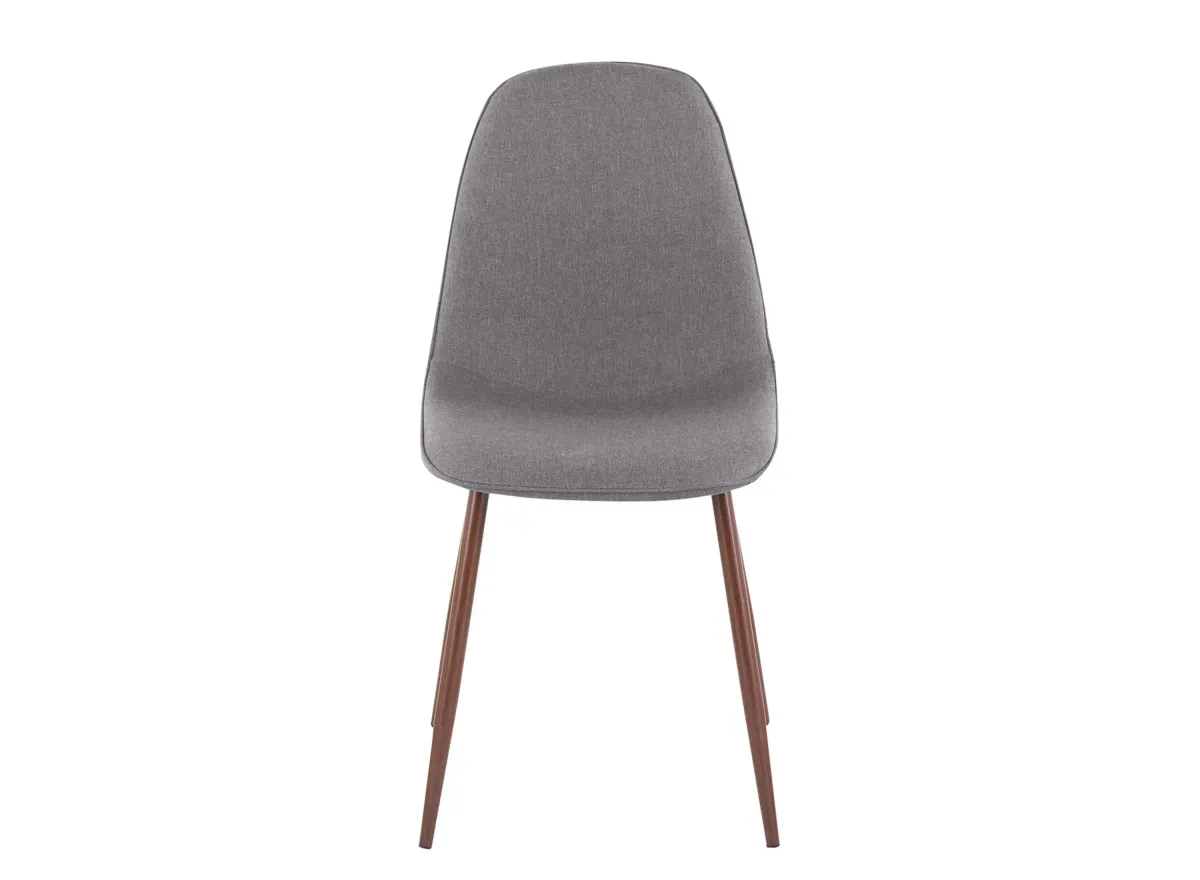 Pebble Dining Chair - Set of 2 in Gray by Lumisource