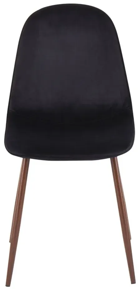 Pebble Dining Chair - Set of 2 in Black by Lumisource