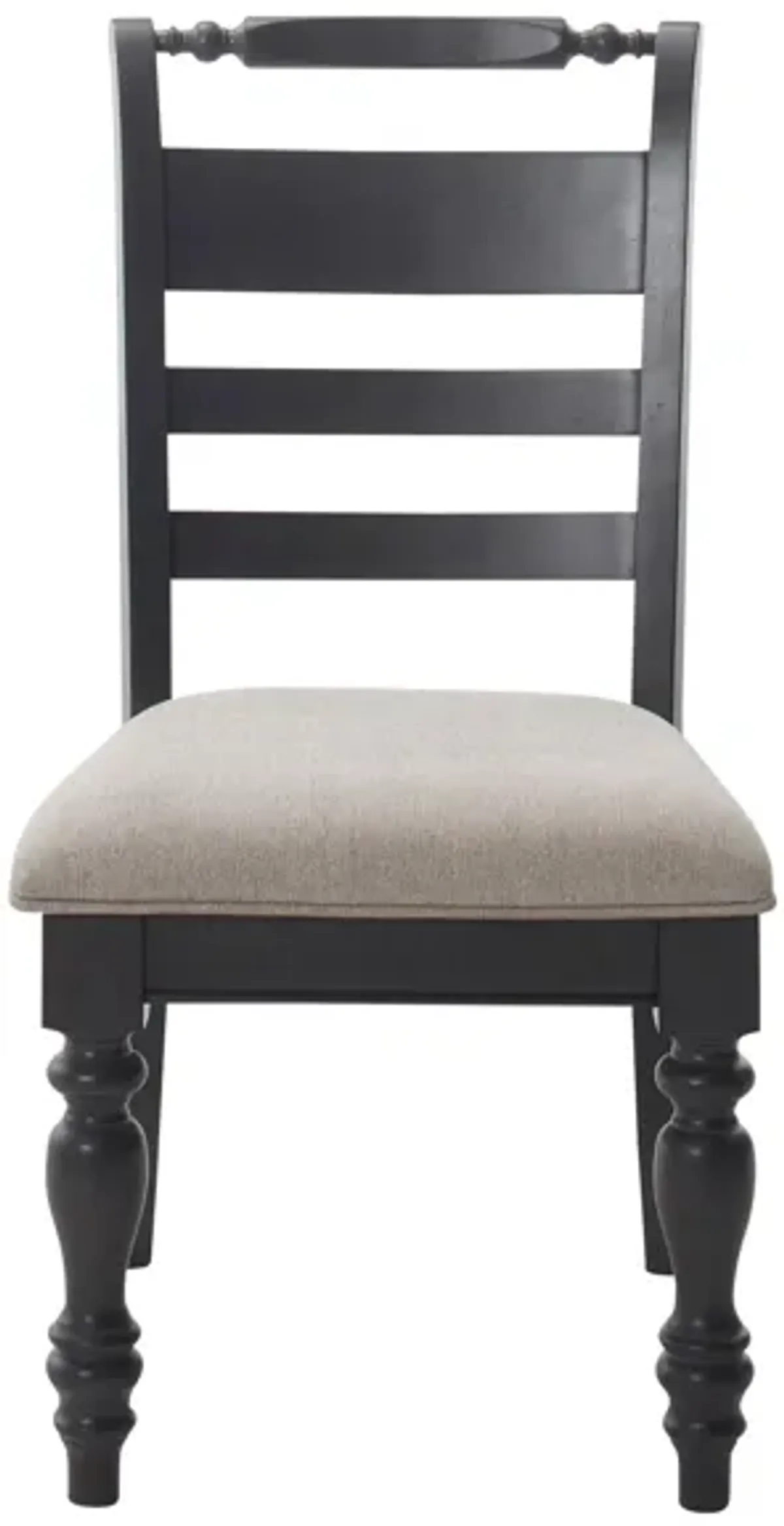 Percy Upholstered Side Chair in Vineyard Black by Davis Intl.