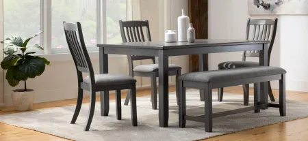 Maple Ridge Dining Bench in Gray by Legacy Classic Furniture