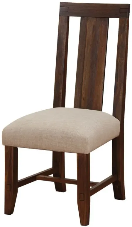 Middlefield Upholstered Dining Chair in Brick Brown by Bellanest