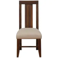 Middlefield Upholstered Dining Chair in Brick Brown by Bellanest