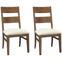 Asher Dining Side Chair Set of 2 in Bungalow Brown by Aspen Home