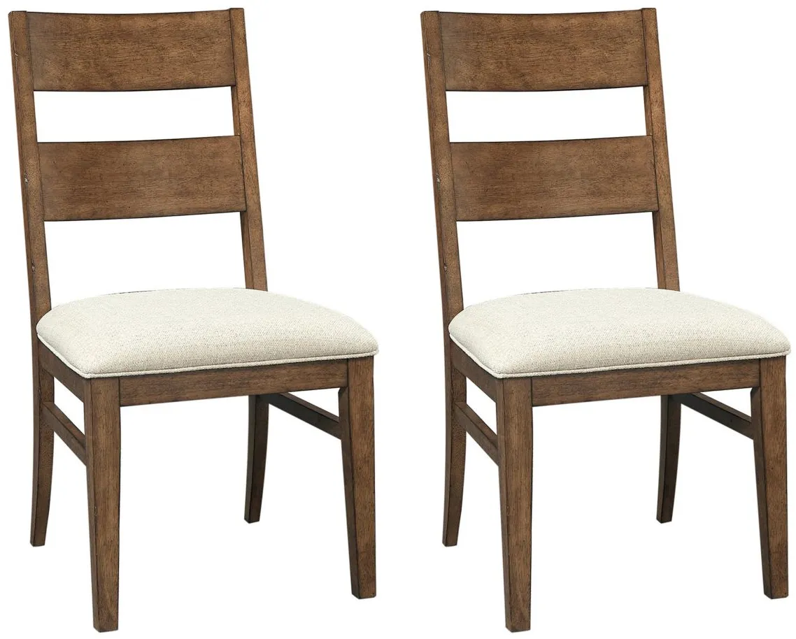 Asher Dining Side Chair Set of 2 in Bungalow Brown by Aspen Home