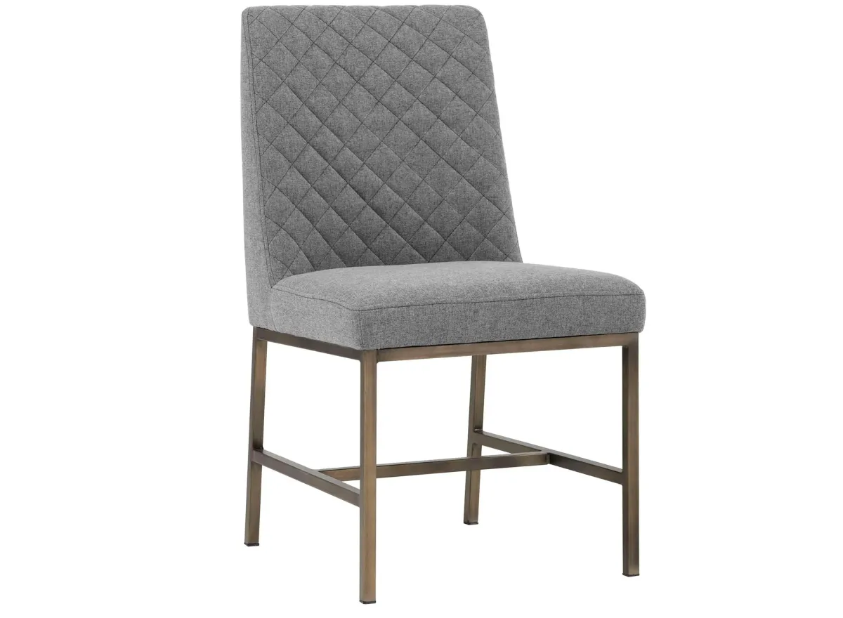 Leighland Dining Chair: Set of 2 in Dark Gray by Sunpan