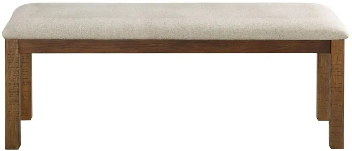 Levittown Dining Bench in Brown by Homelegance