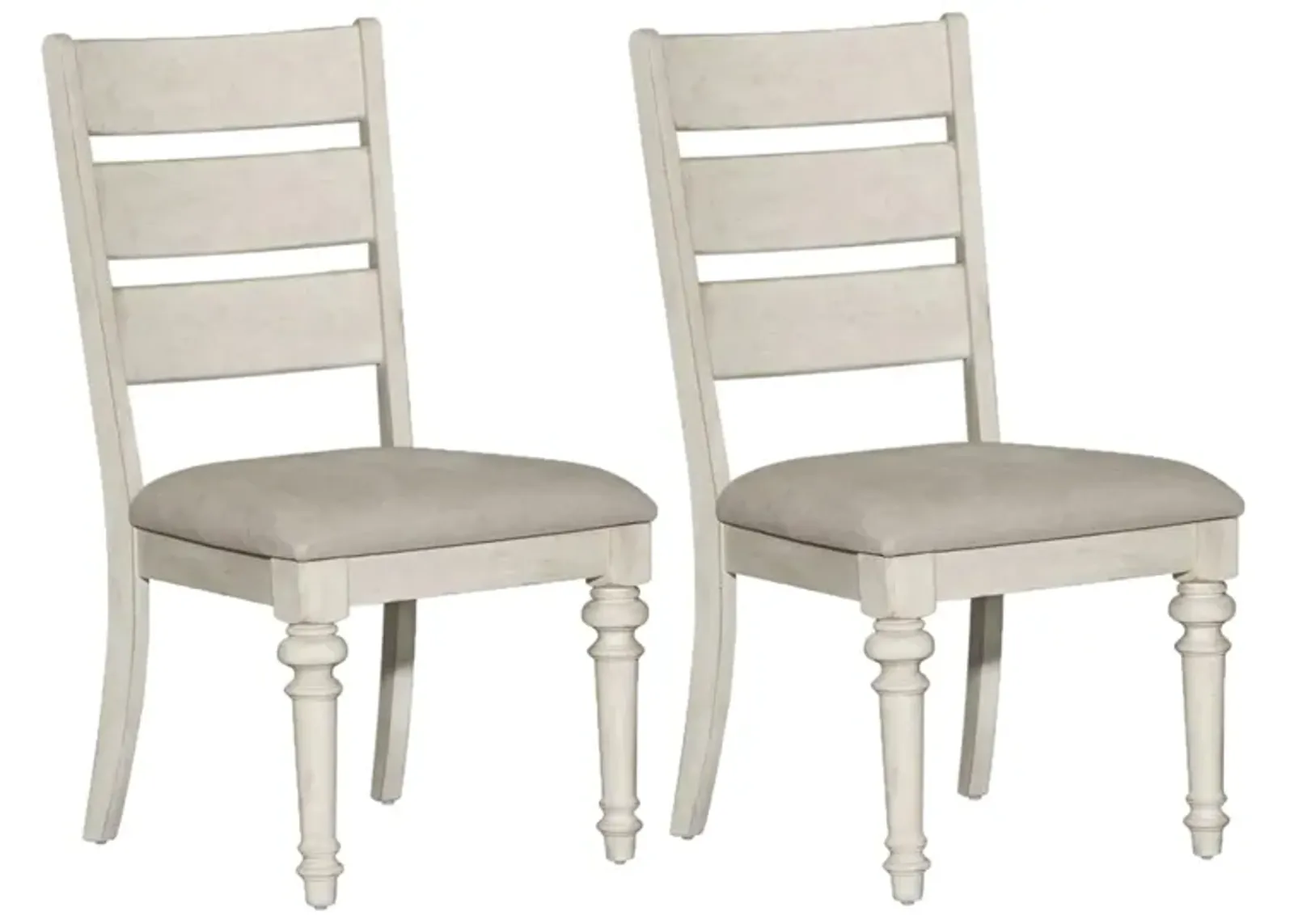 Magnolia Park Ladder Back Dining Chair-Set of 2 in White by Liberty Furniture