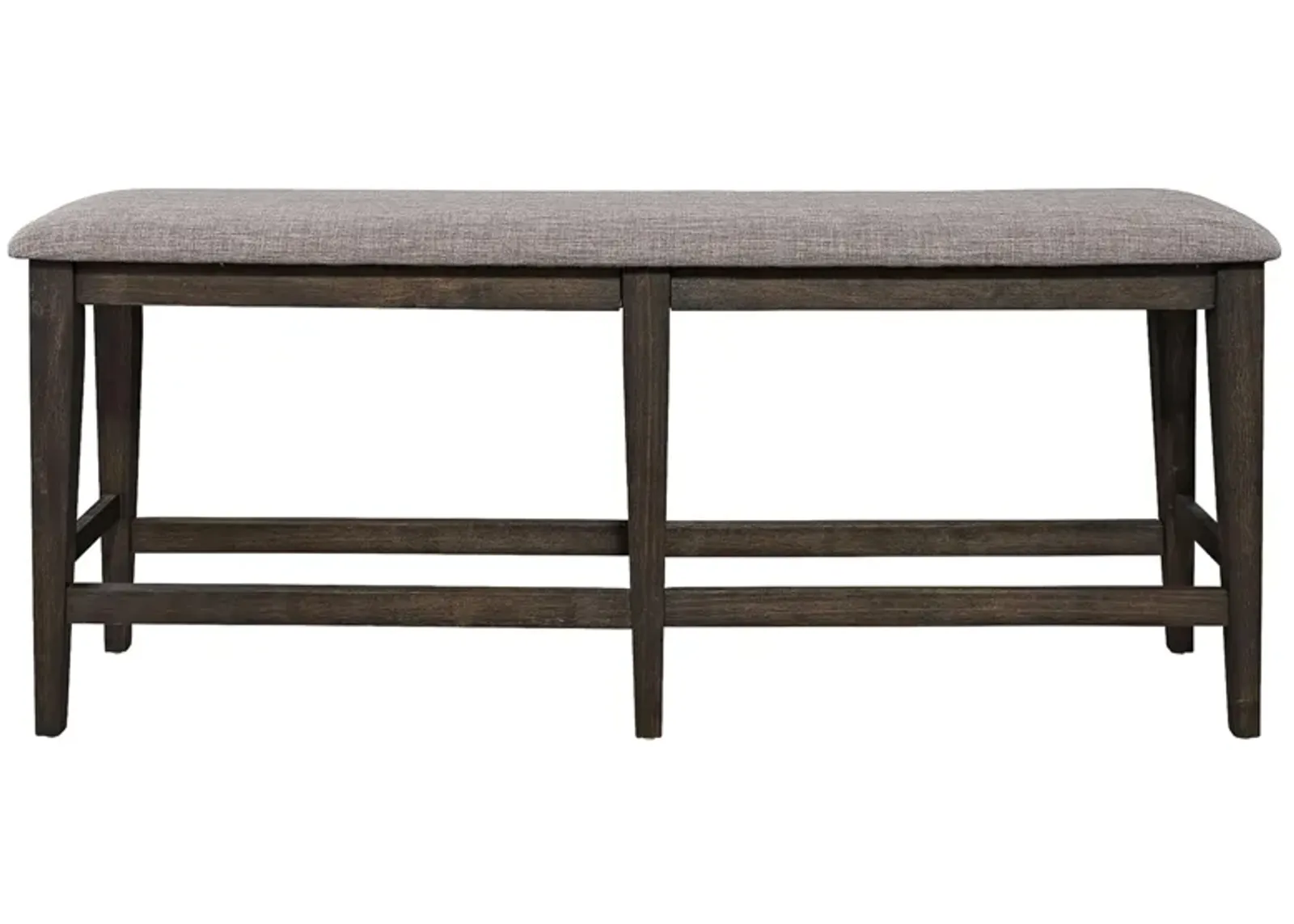 Double Bridge Counter Bench in Dark Brown by Liberty Furniture