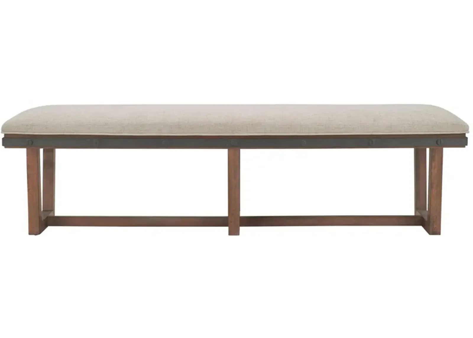 Santa Cruz Bench in Rustic Brown by Bellanest