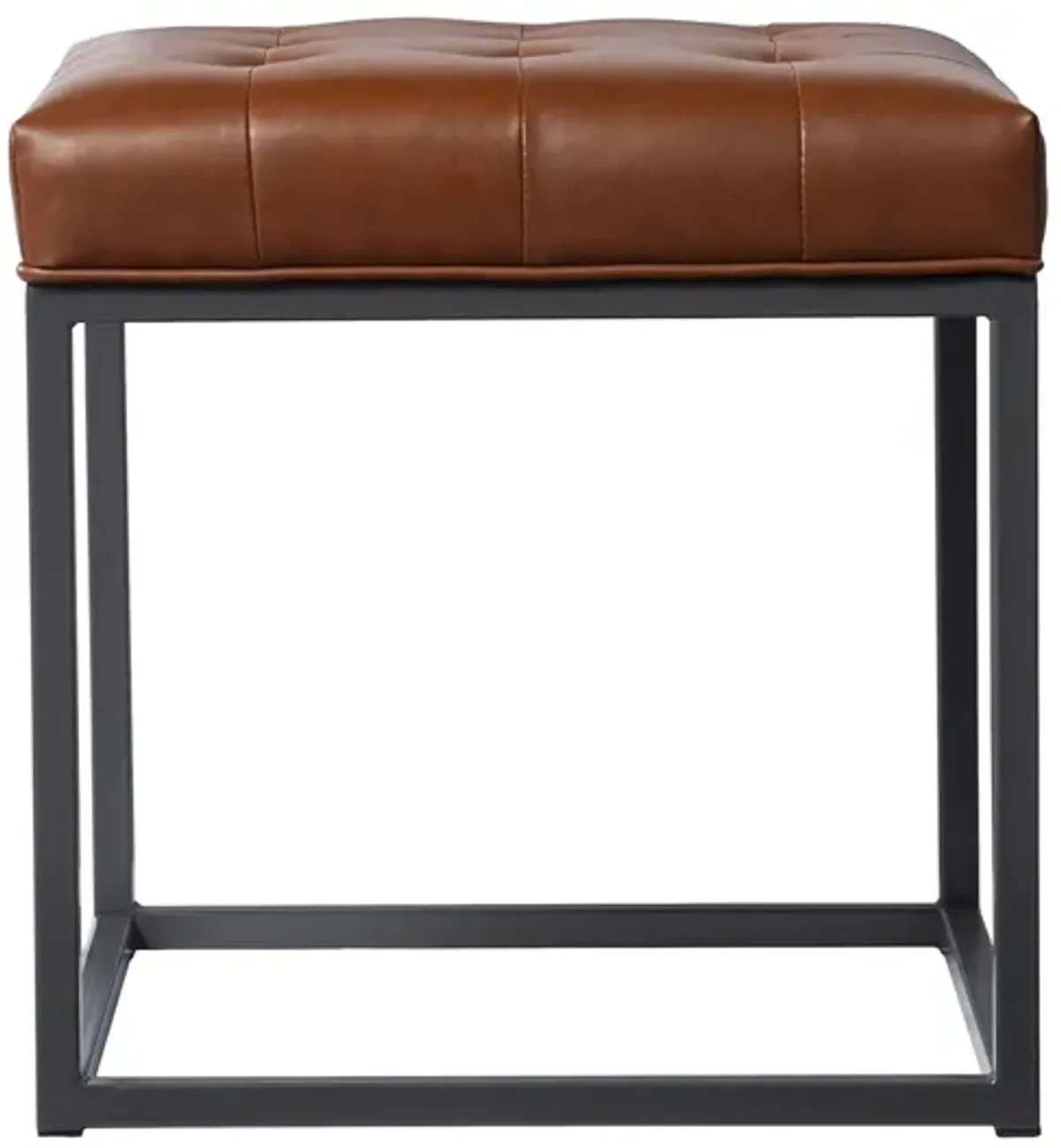 Kali Tufted Ottoman/Stool in Brown by SEI Furniture