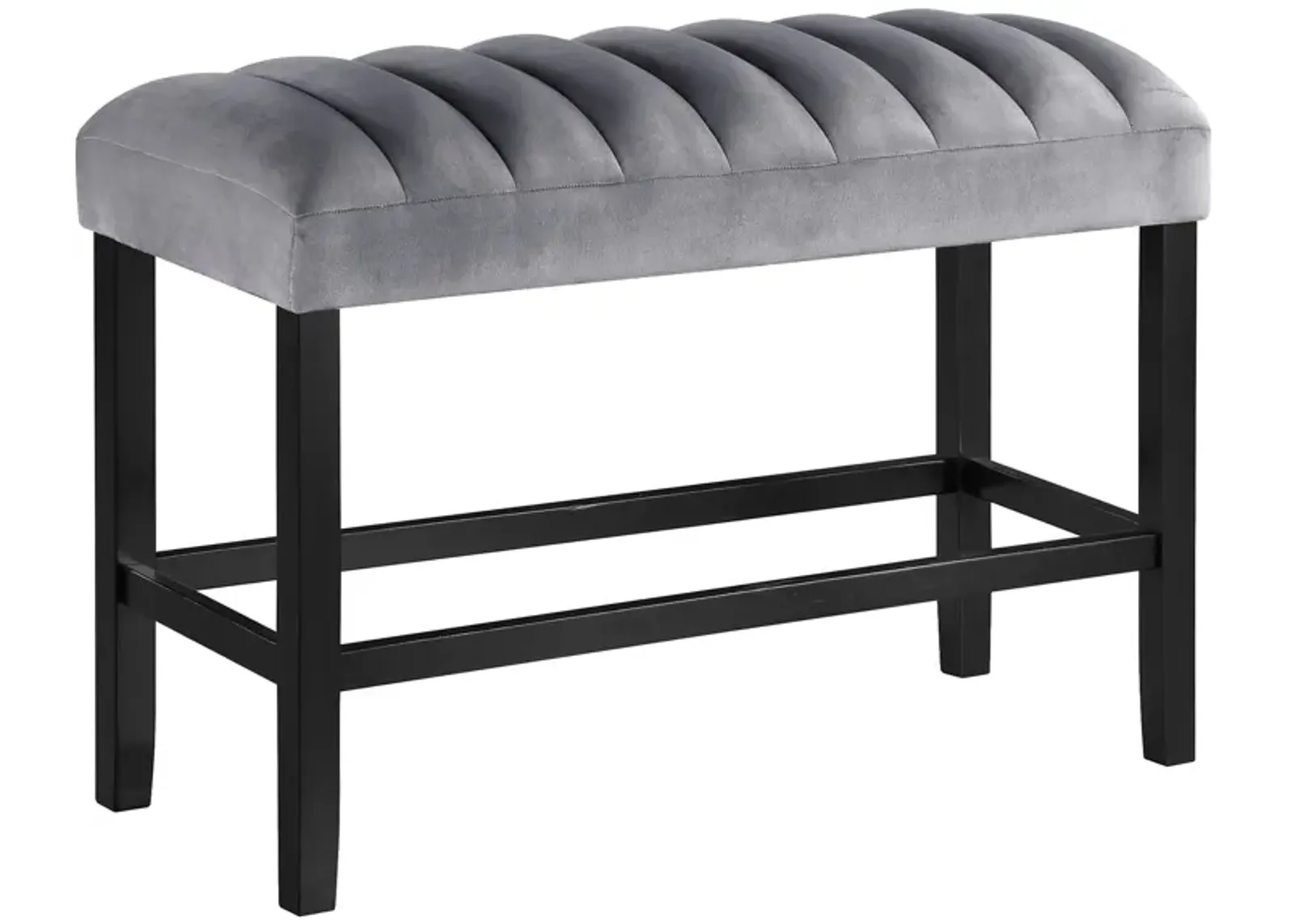 Pascal Bench in Black;Gray by Crown Mark