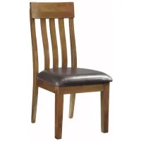 Fowler Dining Chair in Medium Brown by Ashley Furniture
