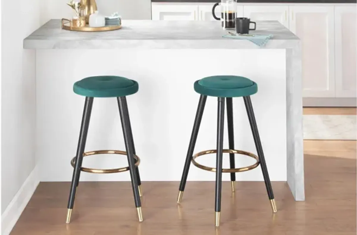 Cavalier Counter Stools: Set of 2