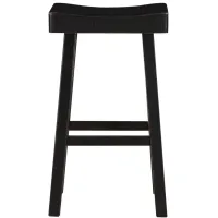 Oxton 29" Stool- Set of 2 in Black by Homelegance